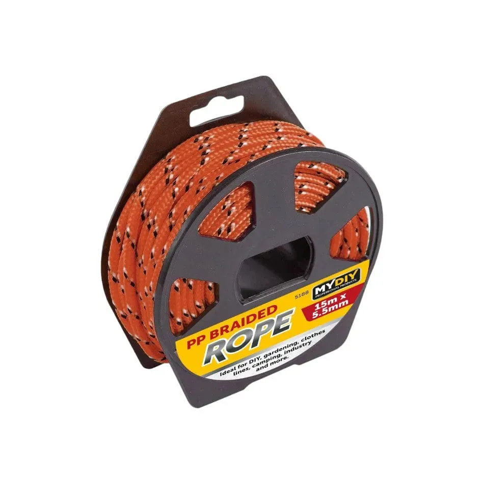 PP Braided Rope (Polypropylene) Multipurpose Camping DIY Gardening Clothes Lines