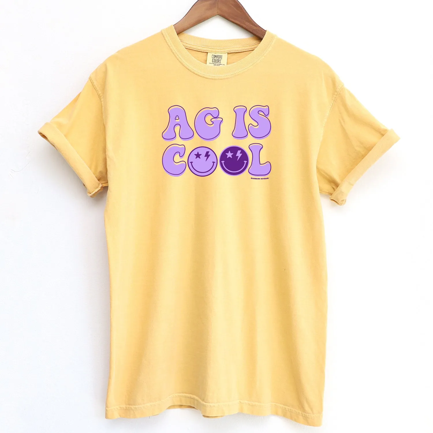 Purple Ag Is CoolComfortWash/ComfortColor T-Shirt (S-4XL) - Multiple Colors!