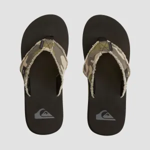 Quiksilver Monkey Abyss Sandals Green/Green/Black - Kids
