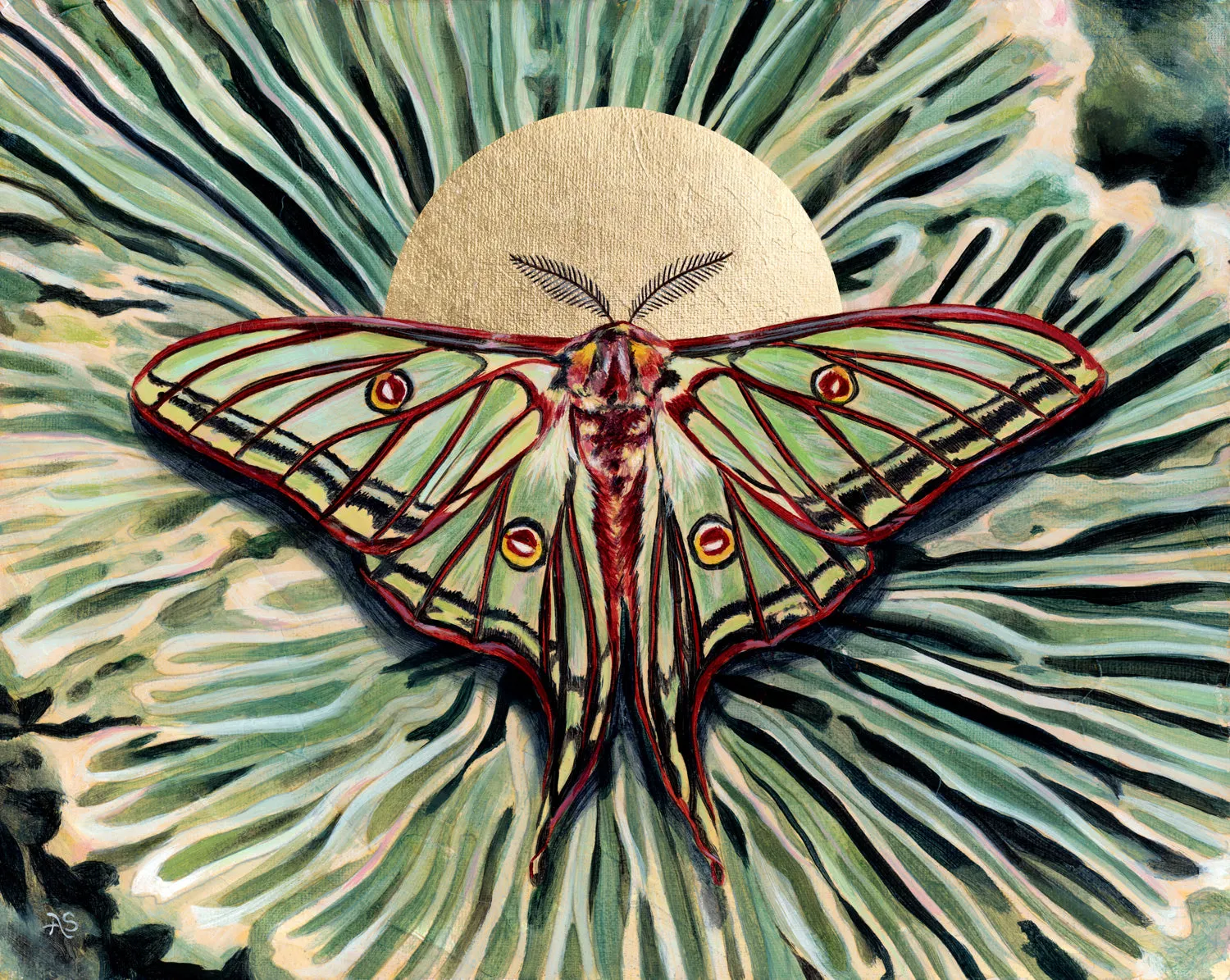 "Relic" Moon Moth Art Print