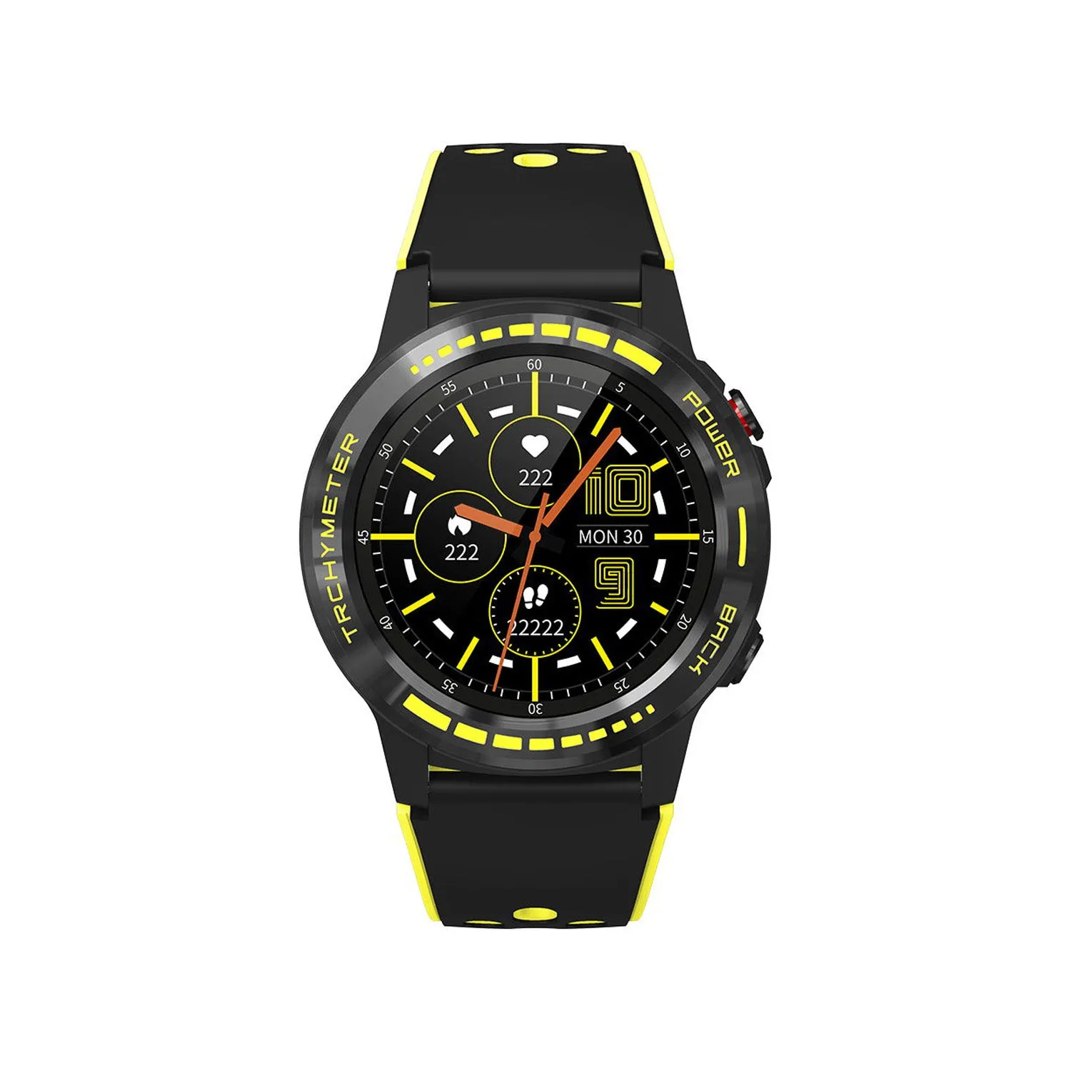 Reloj Smartwatch Lhotse Track M7 GPS Negro Amarillo
