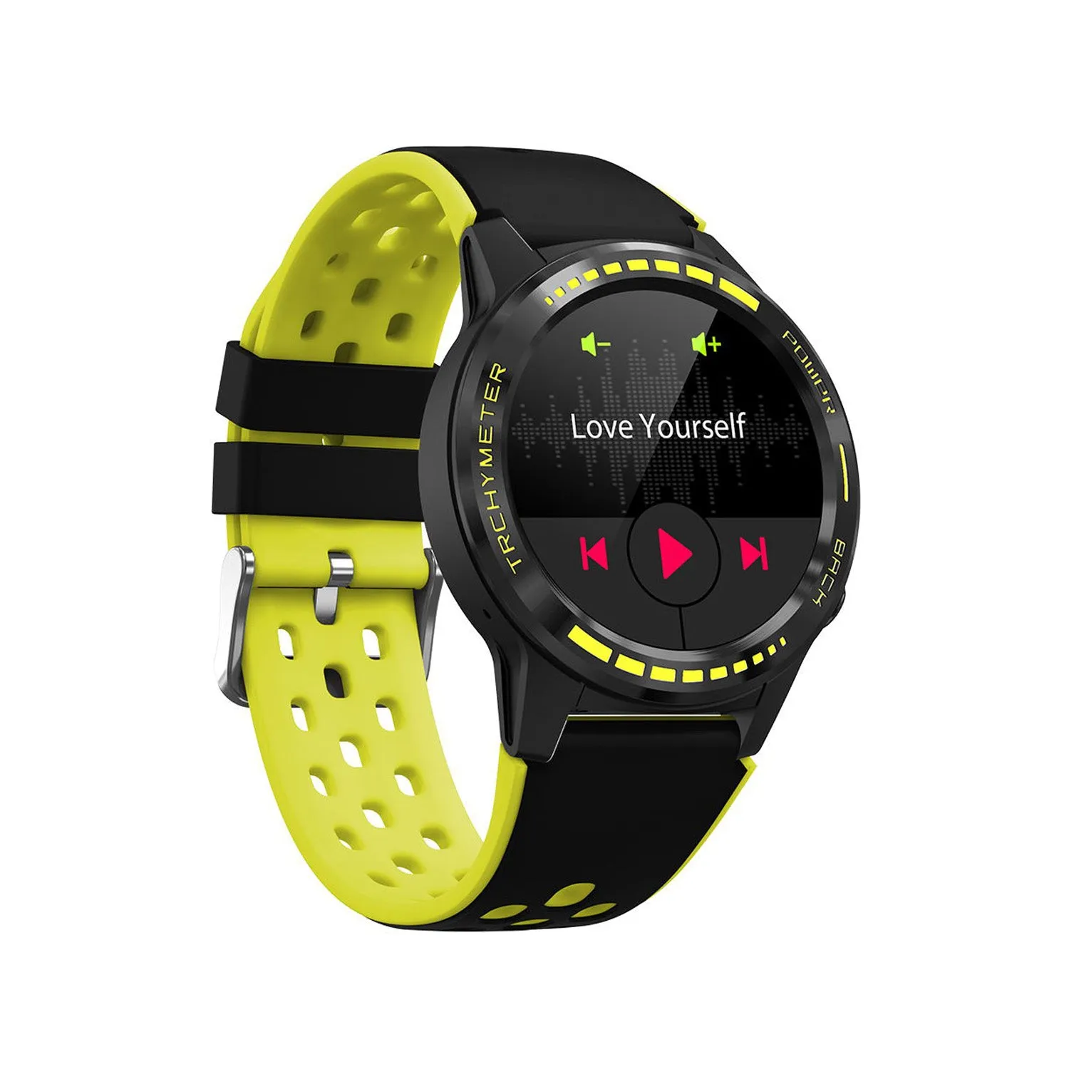 Reloj Smartwatch Lhotse Track M7 GPS Negro Amarillo
