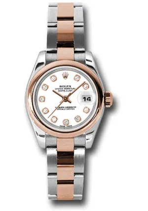 Rolex Steel and 18k RG Datejust -26mm #179161 wdo