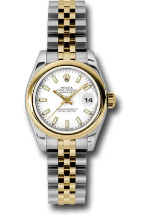 Rolex Steel and 18k YG Datejust -26mm #179163 wsj