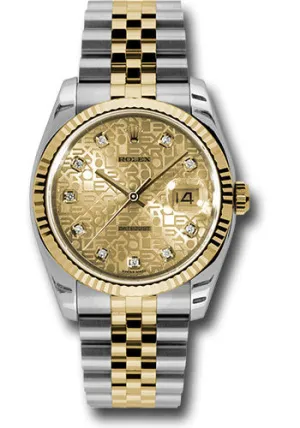 Rolex Steel and Yellow Gold Datejust-36mm #116233