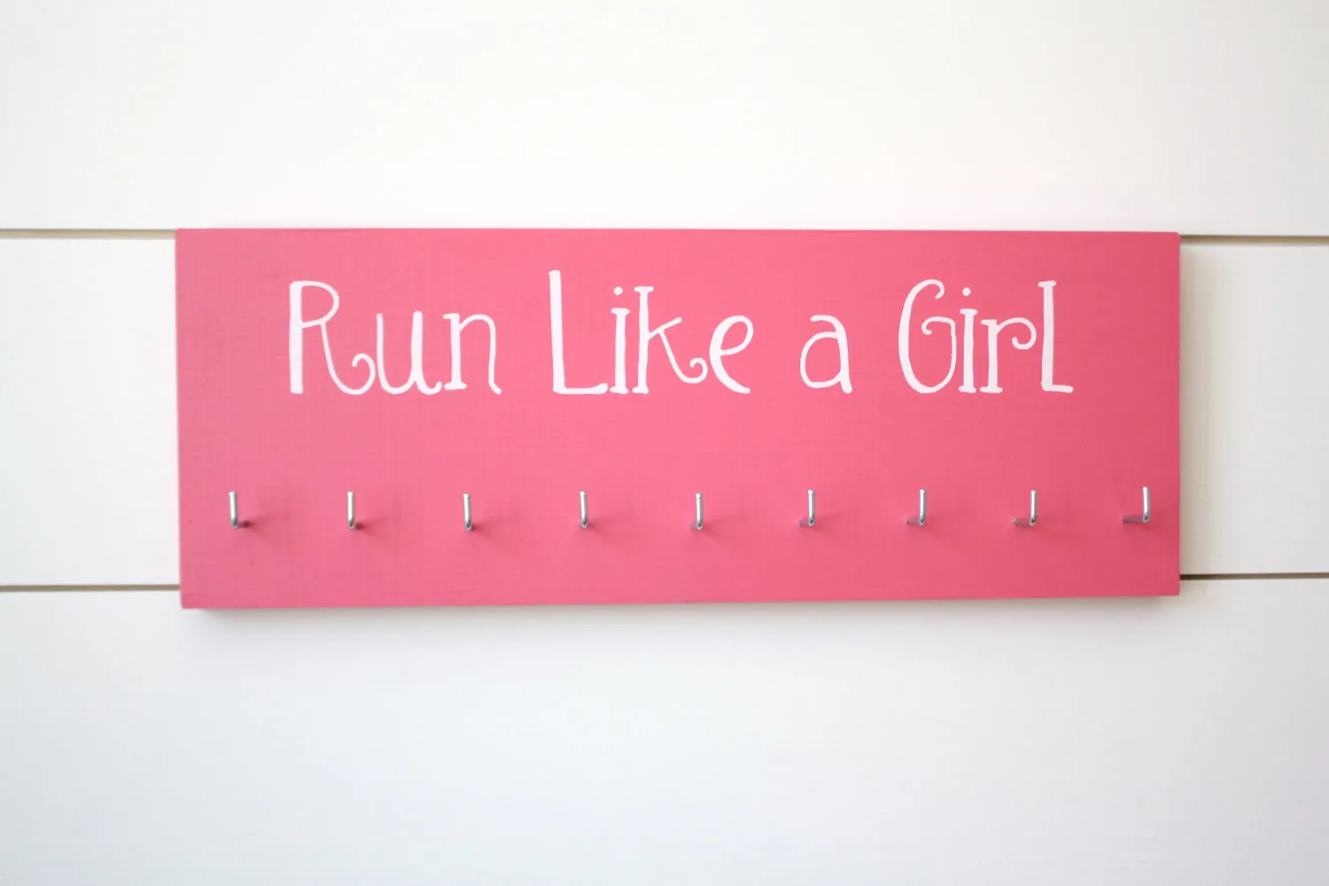 Running Medal Holder - Run Like a Girl - Medium