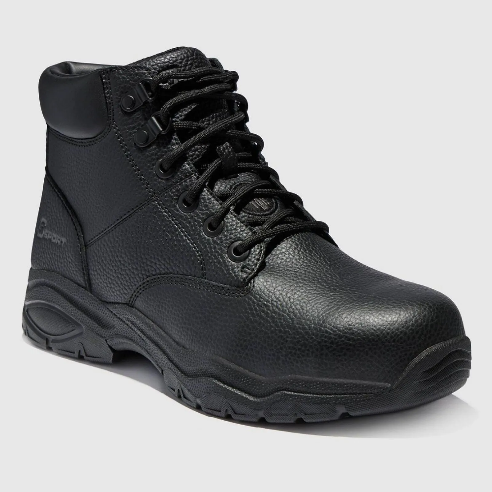 S Sport By Skechers Mens Elton Steel Toe Leather Work Boots 88421398 Black 13