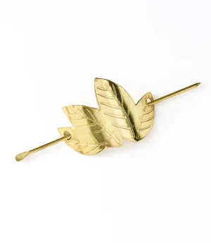 Sayuri Leaf Hair Pin - Gold