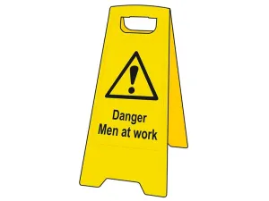 Scan Heavy-Duty 'A' Board: Danger Men At Work