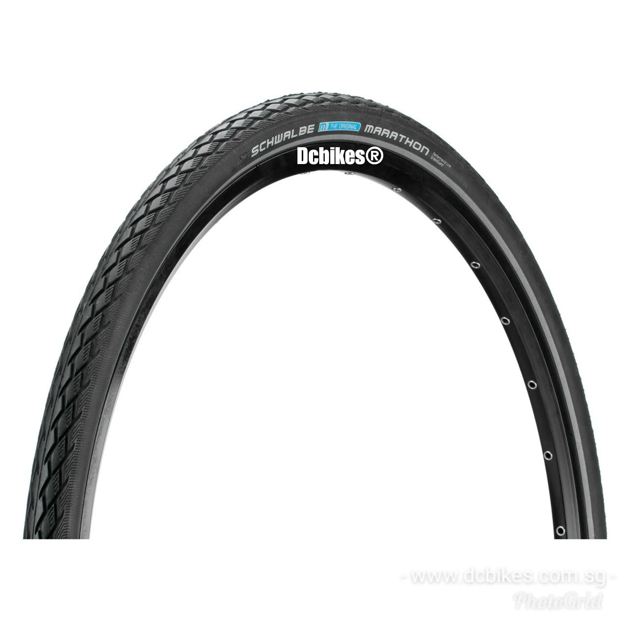 Schwalbe 26 X 1.5 Marathon Twinskin Green Guard Wired MTB Hybrid Touring Tyres (2 Tires)