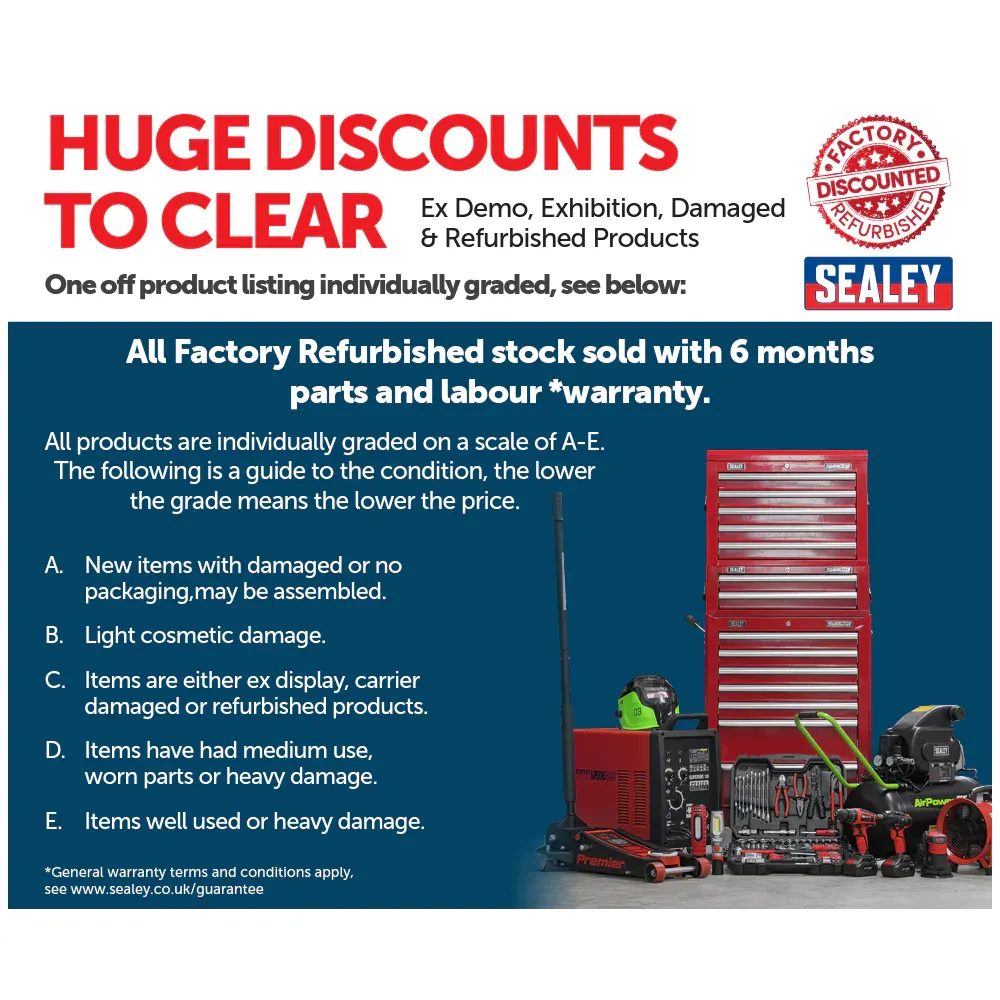 Sealey Heavy-Duty Air/Hydraulic Riveter - B