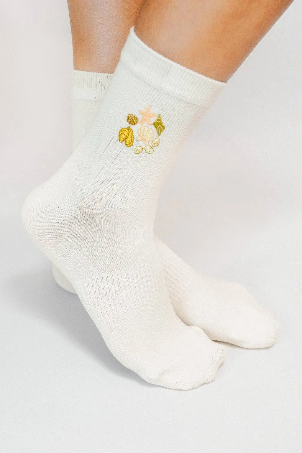 Shell Knit Ankle Sock by Soulshine Co