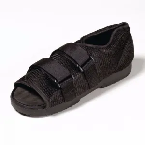 Shoe Post Op Women’s Roylan Black Open toe Hook & Loop by Performance Health