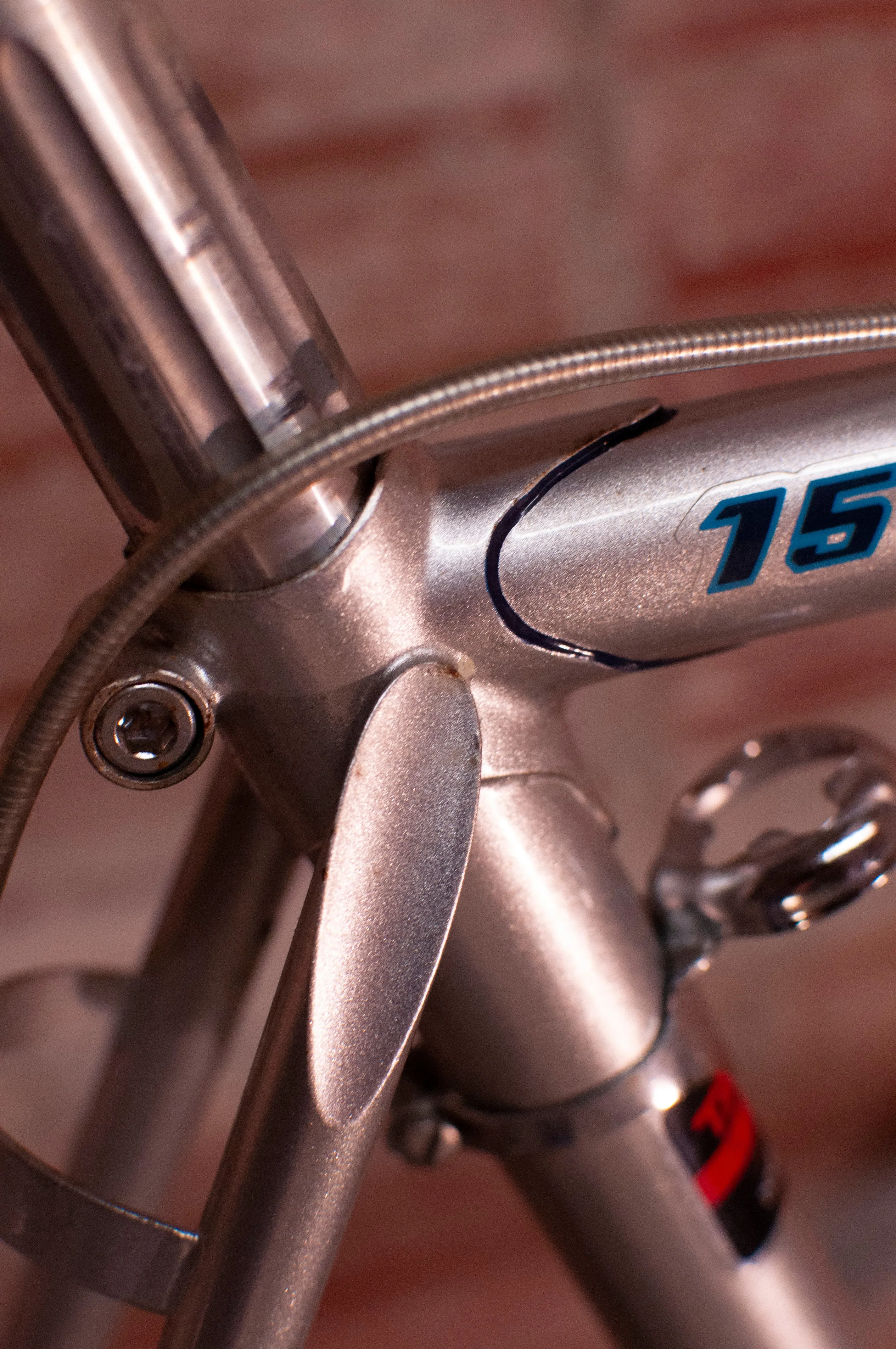 Shogun 1500 vintage touring bike, silver, blue & black, 58cm/Large