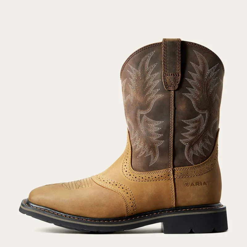 Sierra Men's Wide Square Toe Work Boot | 10010148