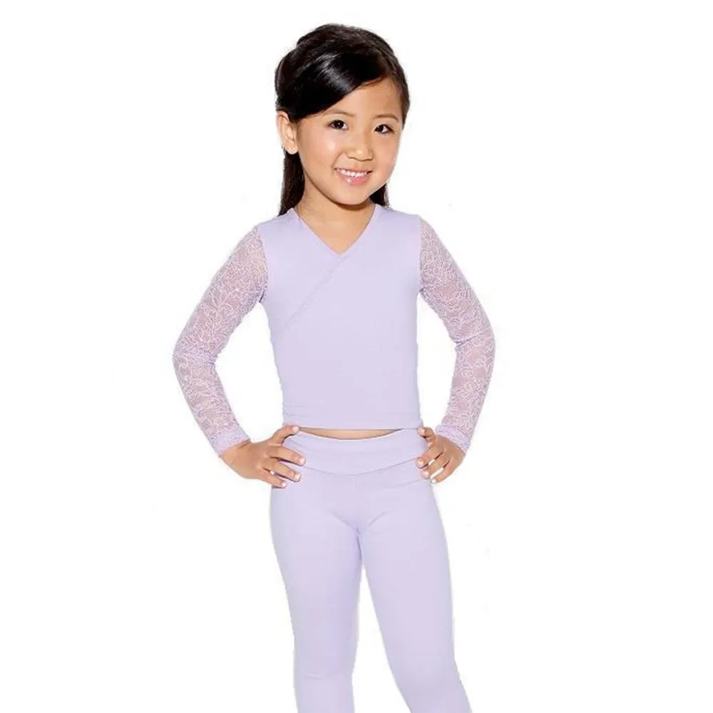 So Danca L1461 Lace Long Sleeved Dance Top - Girls