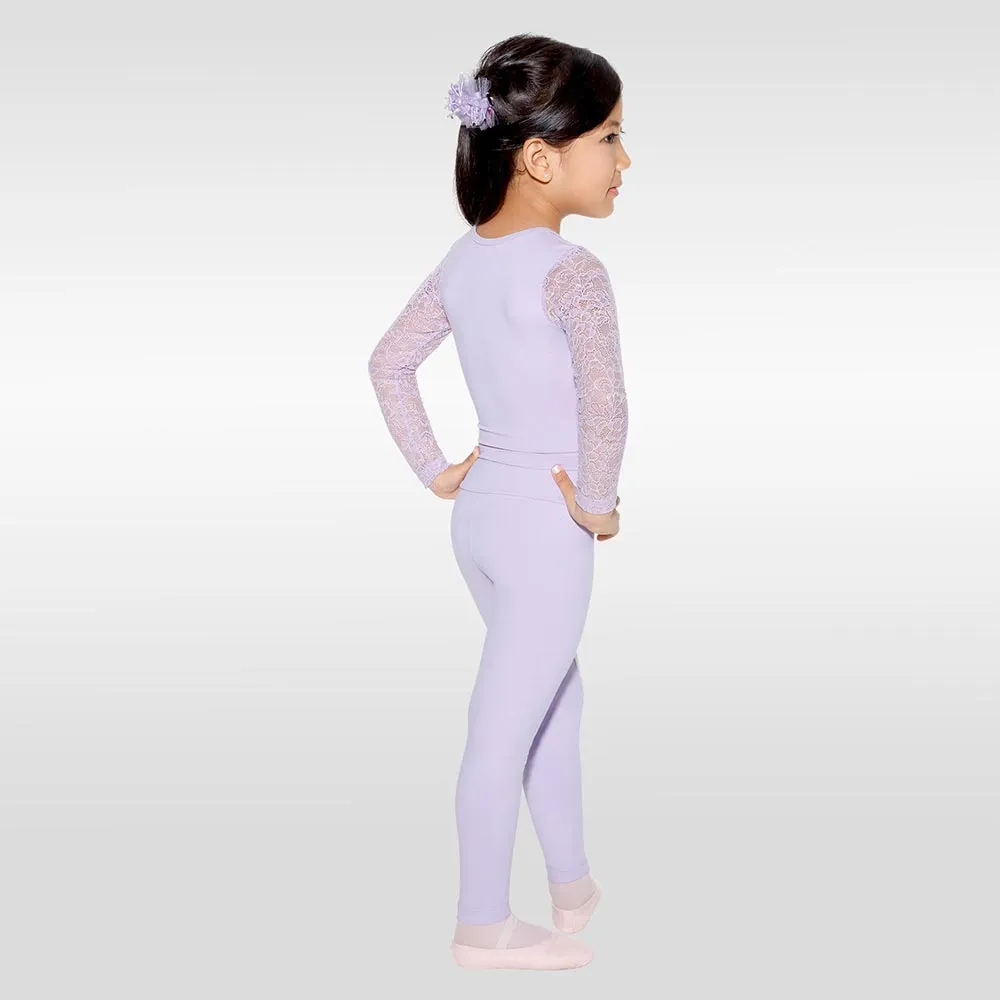 So Danca L1461 Lace Long Sleeved Dance Top - Girls