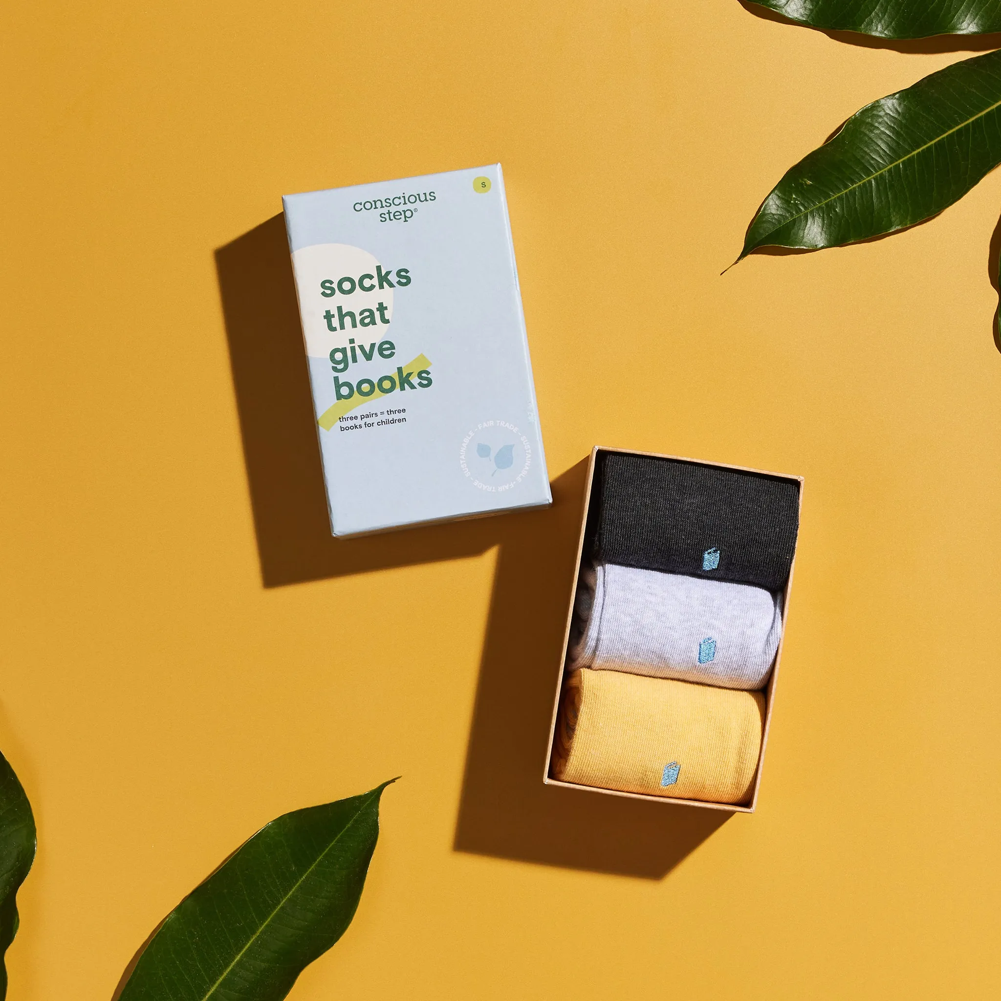 Socks that Give Books