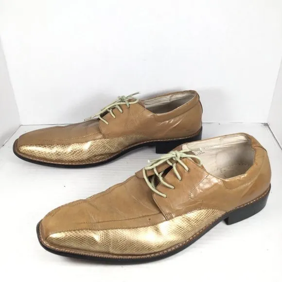 Stacy Adams Leather Oxfords Brown Size 13