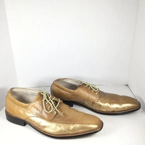 Stacy Adams Leather Oxfords Brown Size 13