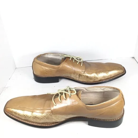 Stacy Adams Leather Oxfords Brown Size 13