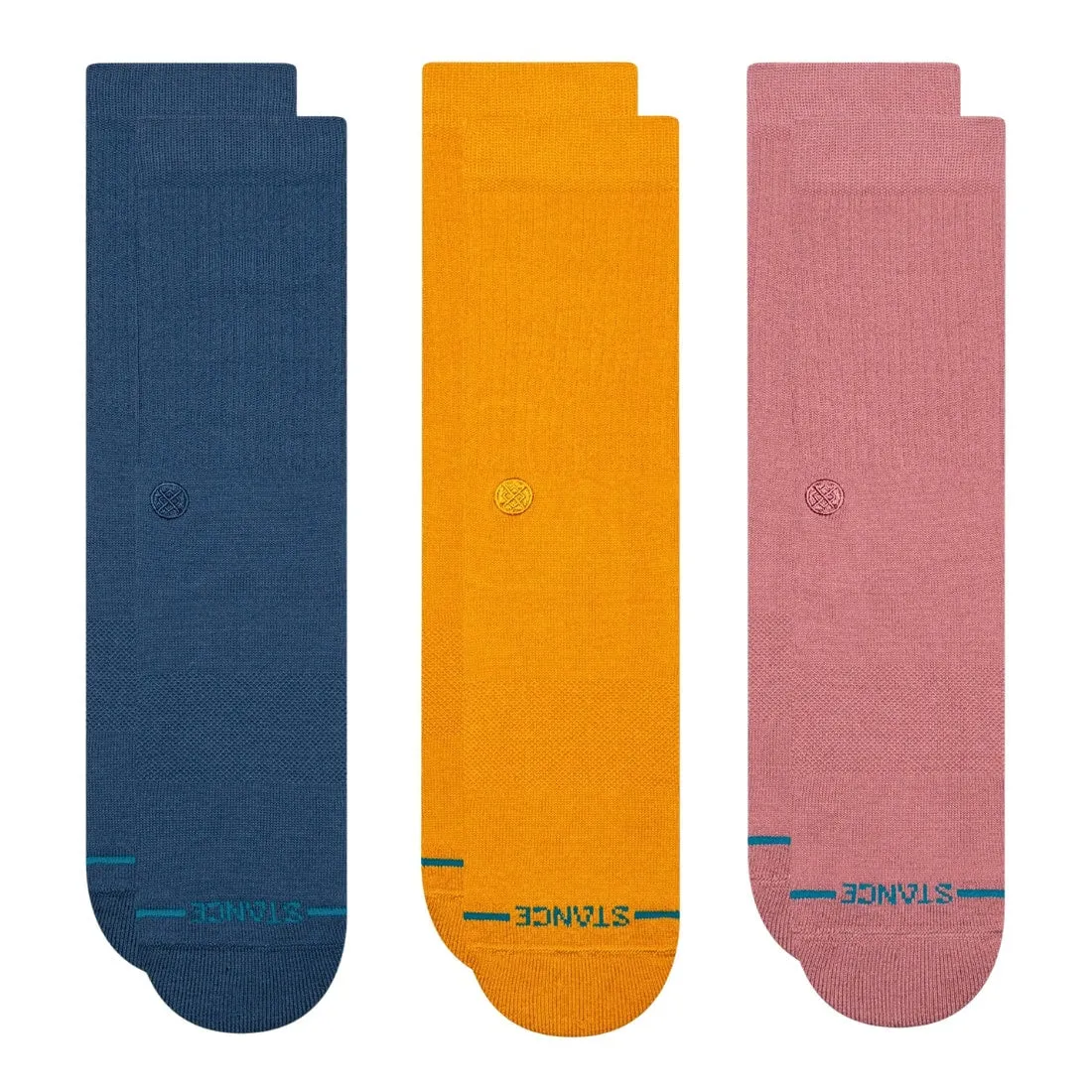 Stance Icon Patches Box Set Socks - Dark Royal