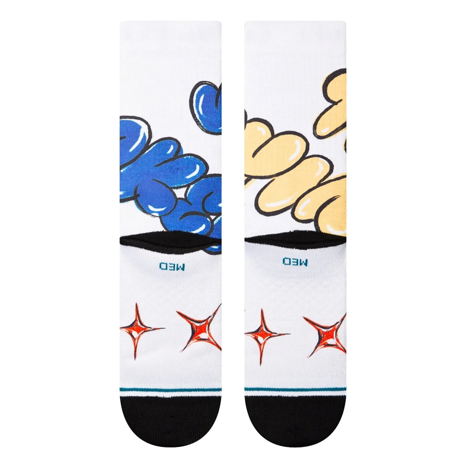 Stance Tryin Sucker Crew Socks - White