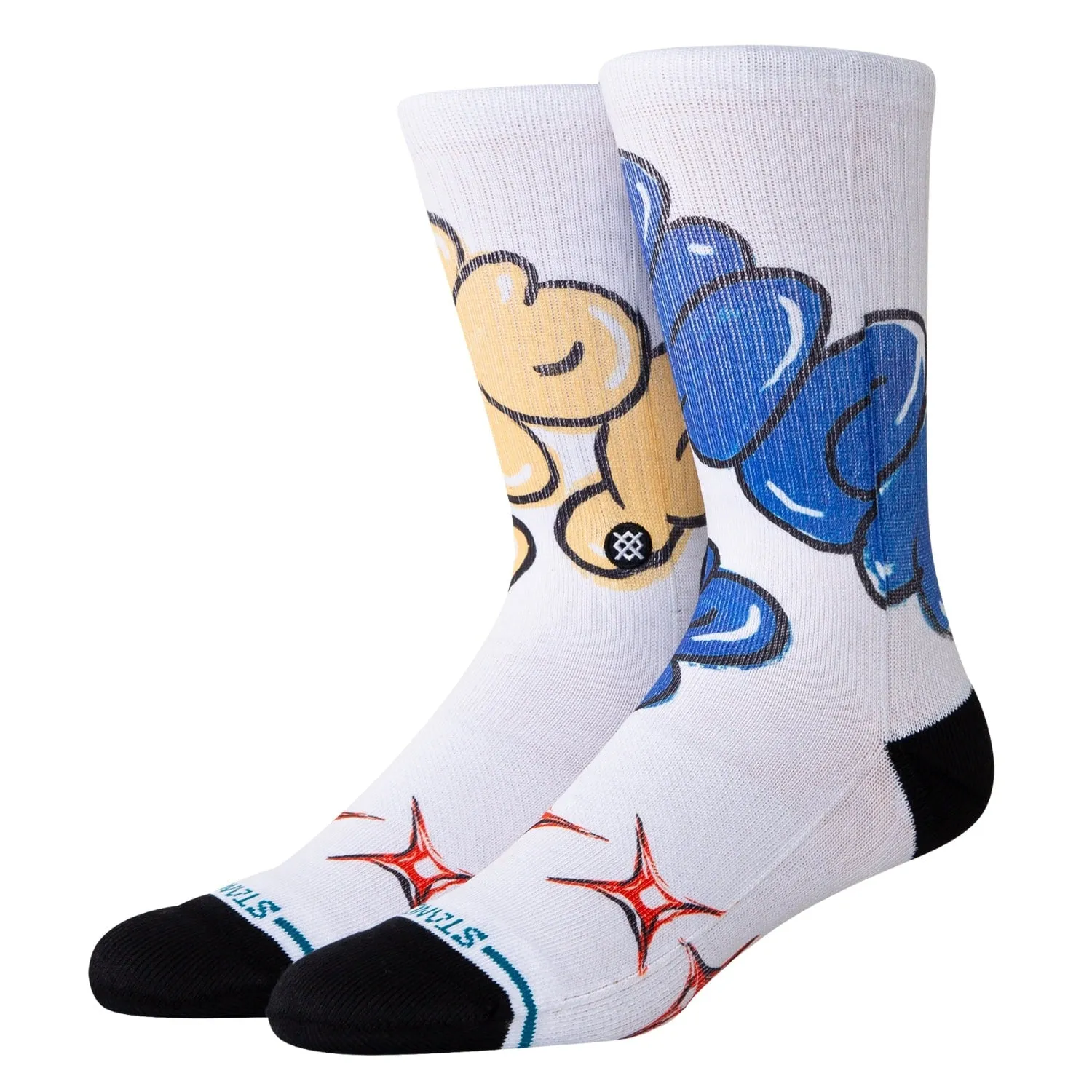 Stance Tryin Sucker Crew Socks - White