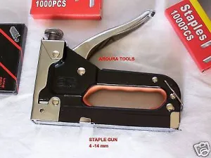 STAPLE GUN HEAVY DUTY-WITH 3000 STAPLES - BRAND NEW.