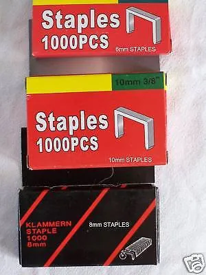 STAPLE GUN HEAVY DUTY-WITH 3000 STAPLES - BRAND NEW.