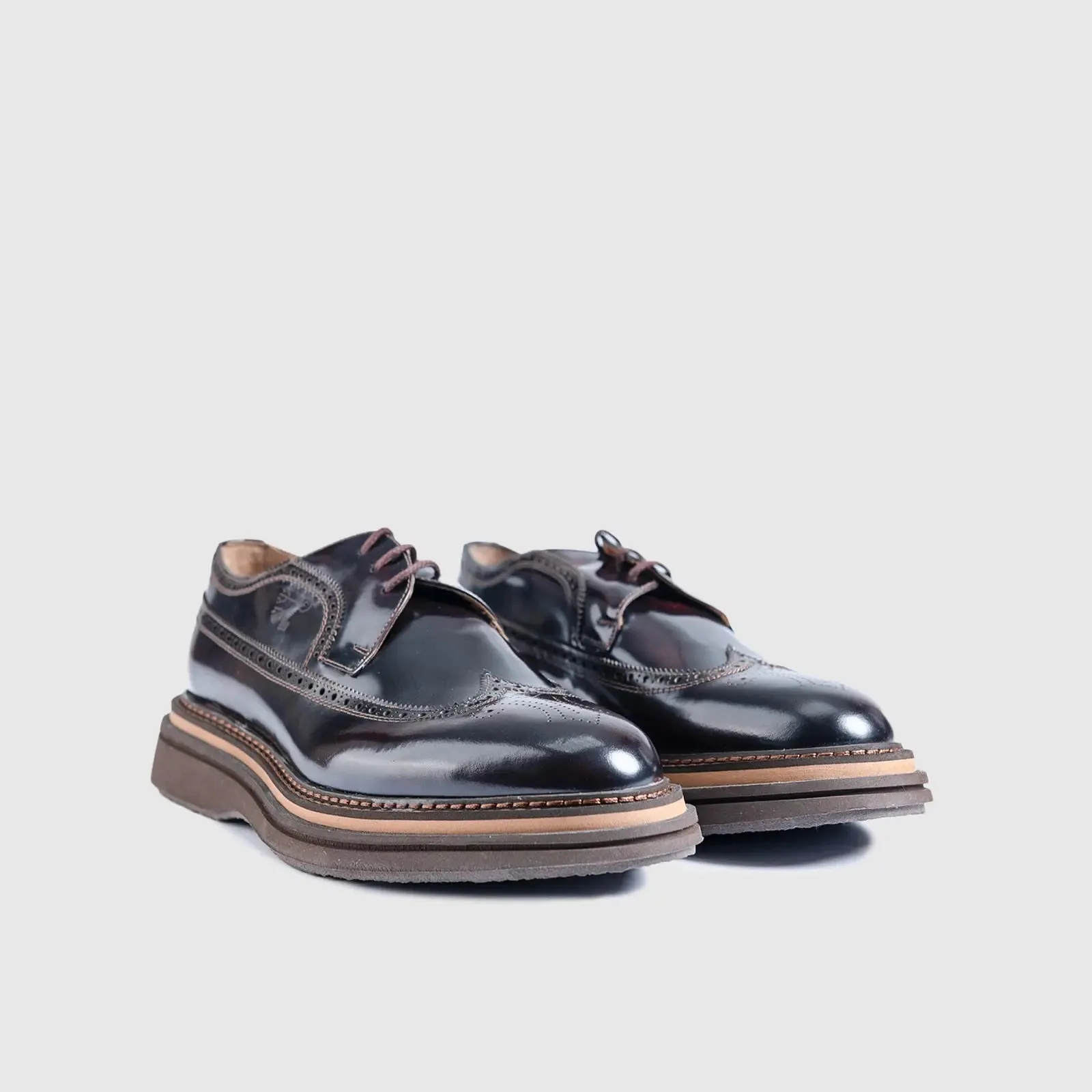 Statement Chunky Sole Oxfords 124-30 Brown