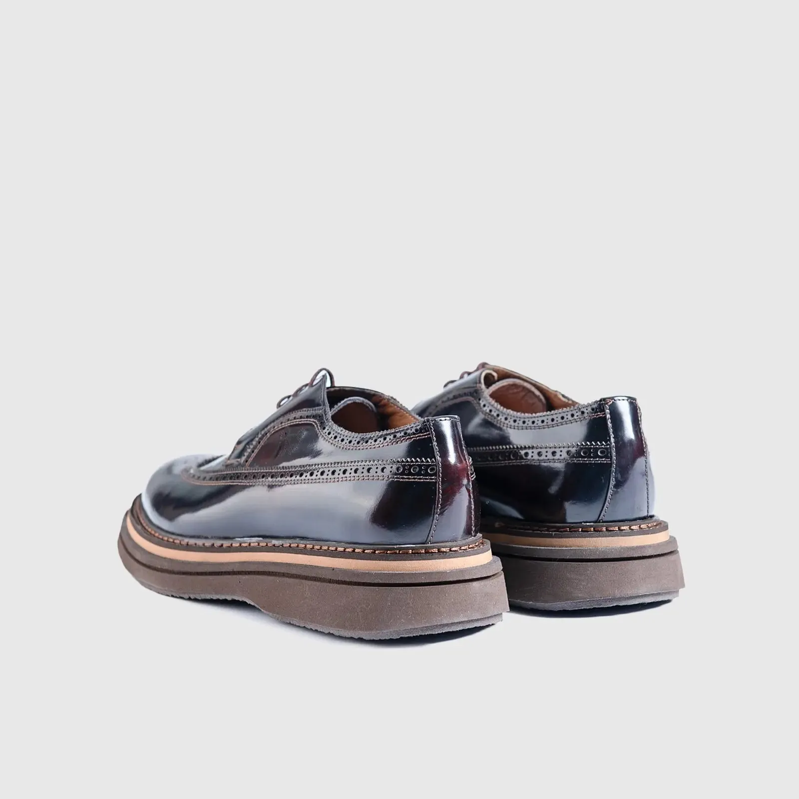 Statement Chunky Sole Oxfords 124-30 Brown