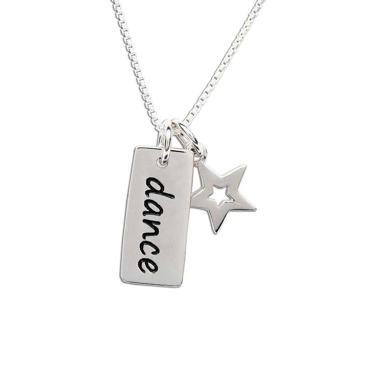 Sterling Silver Dance Necklace