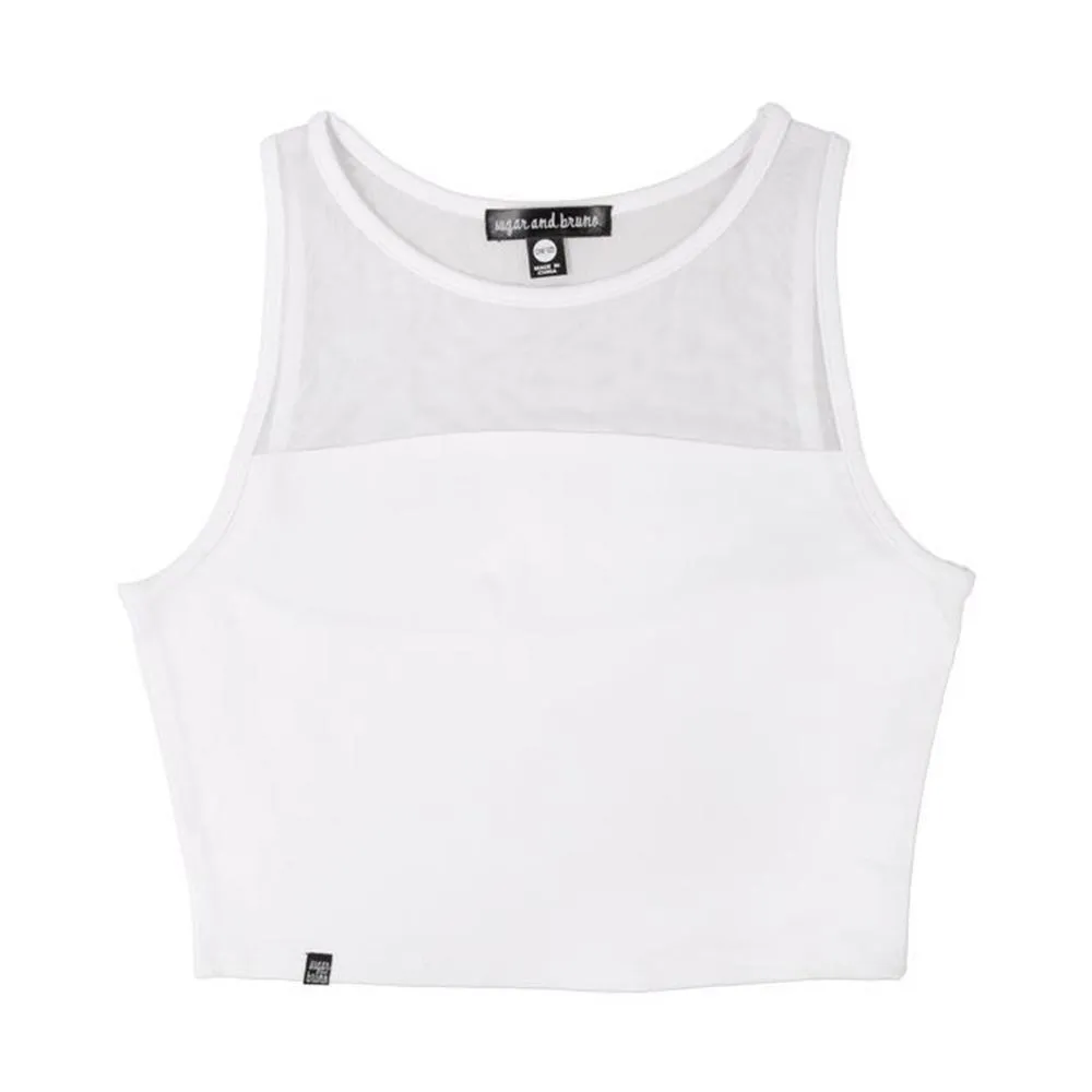 Sugar & Bruno Stretchy Mesh Dance Top - Girls