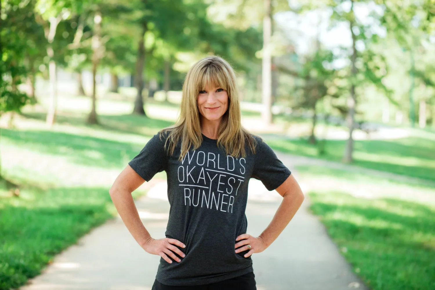 T-shirt for Runners - World's Okayest Runner - Running Tee
