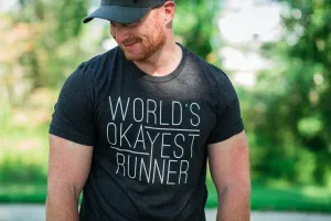 T-shirt for Runners - World's Okayest Runner - Running Tee
