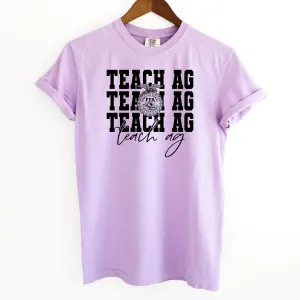 Teach Ag Emblem ComfortWash/ComfortColor T-Shirt (S-4XL) - Multiple Colors!