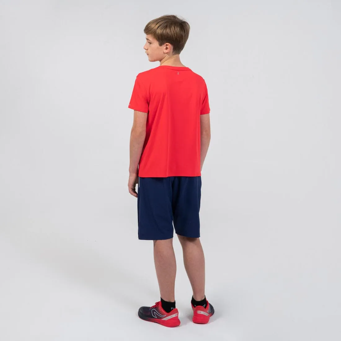 Tee-Shirt enfant de running et d'athlétisme AT 300 Kiprun Track rouge