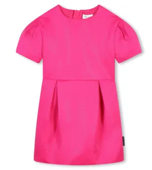 The Marc Jacobs Satin Dress With Tonal Rhinestones