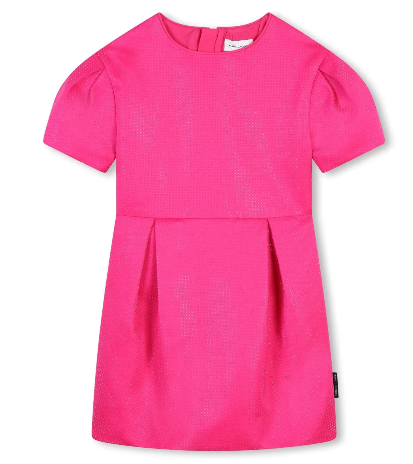 The Marc Jacobs Satin Dress With Tonal Rhinestones