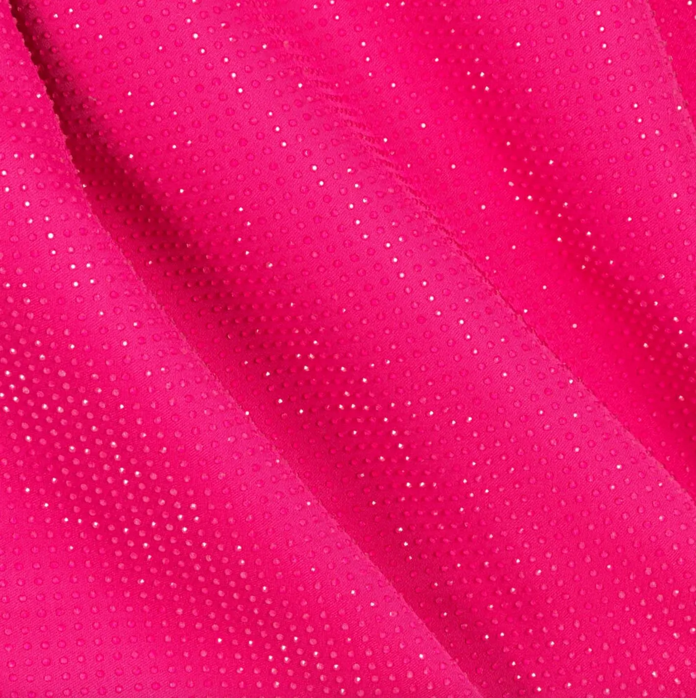 The Marc Jacobs Satin Dress With Tonal Rhinestones