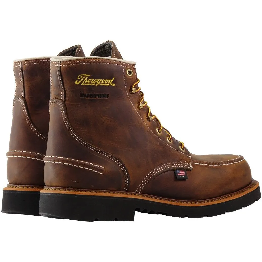 Thorogood Men's 1957 Series 6" Steel Toe Waterproof USA Made Work Boot - 804-3696