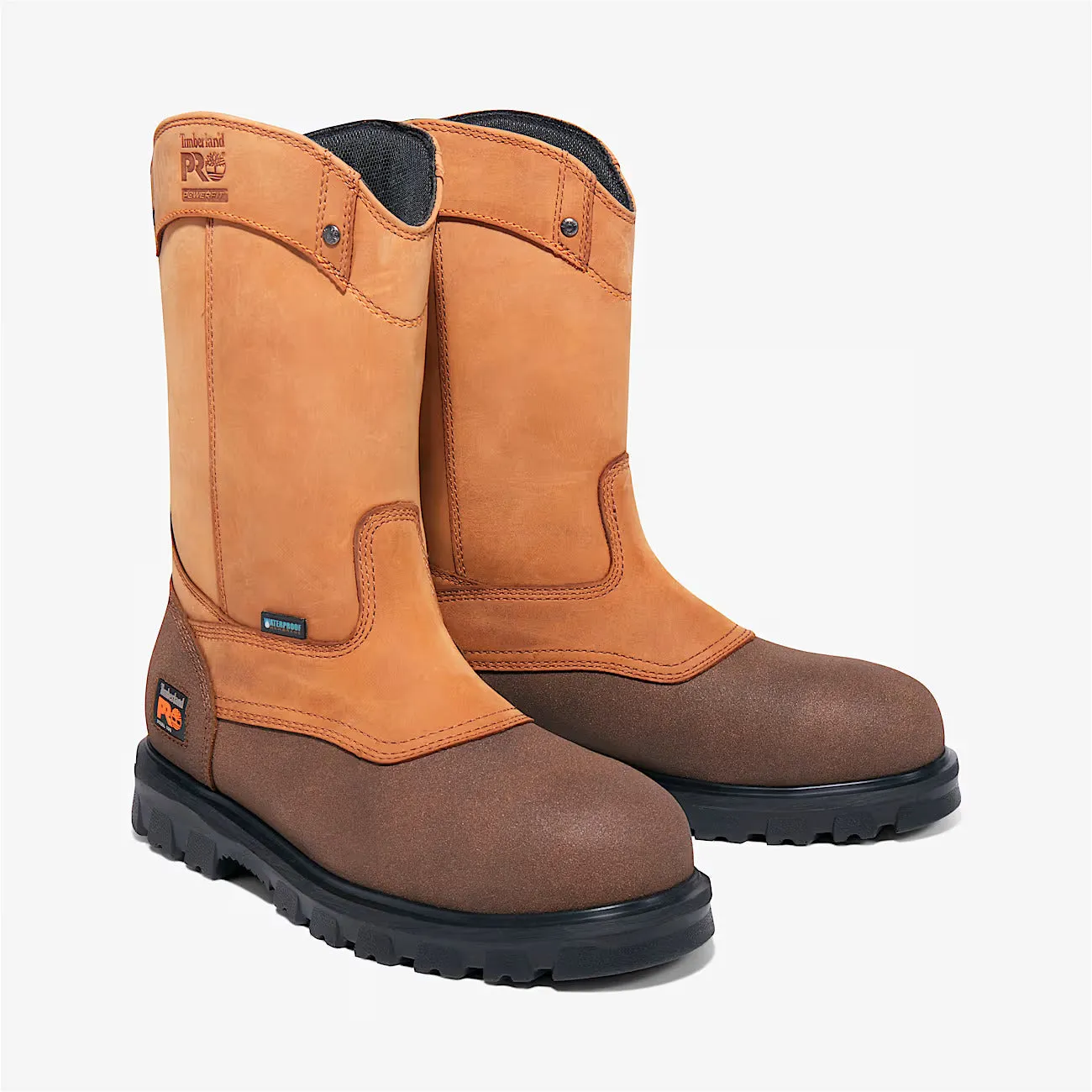 Timberland Pro Men's Rigmaster Steel Toe WP Pull-On Work Boot- Brown- TB189604270