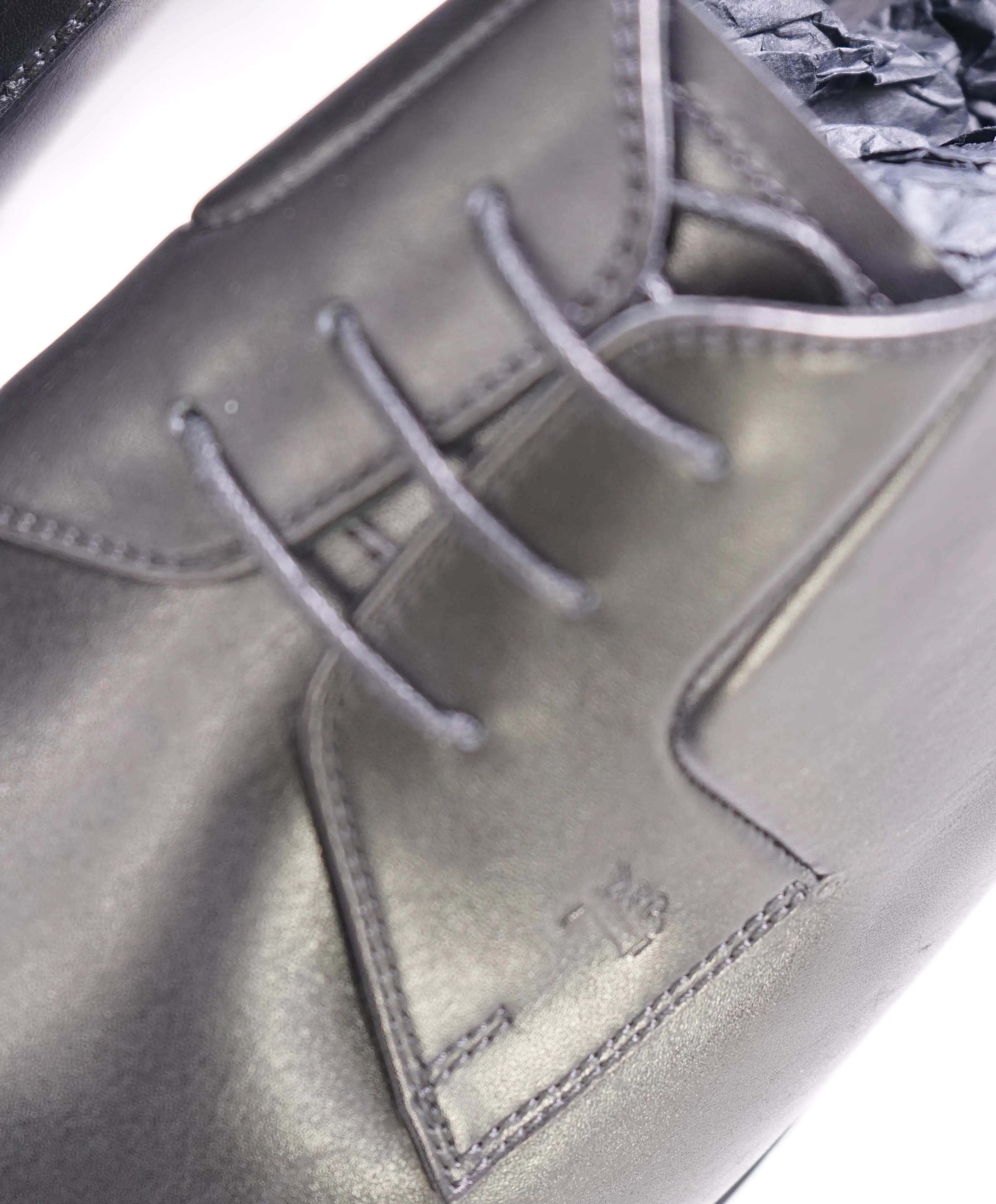 TOD’S - Solid Black Classic Lace-Up Oxfords - 13US (12 IT)