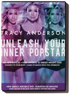 Tracy Anderson Dance Aerobics DVD - Unleash Your Inner Pop Star