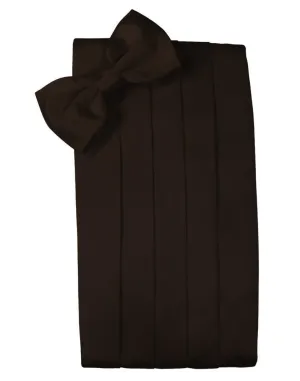 Truffle Luxury Satin Cummerbund