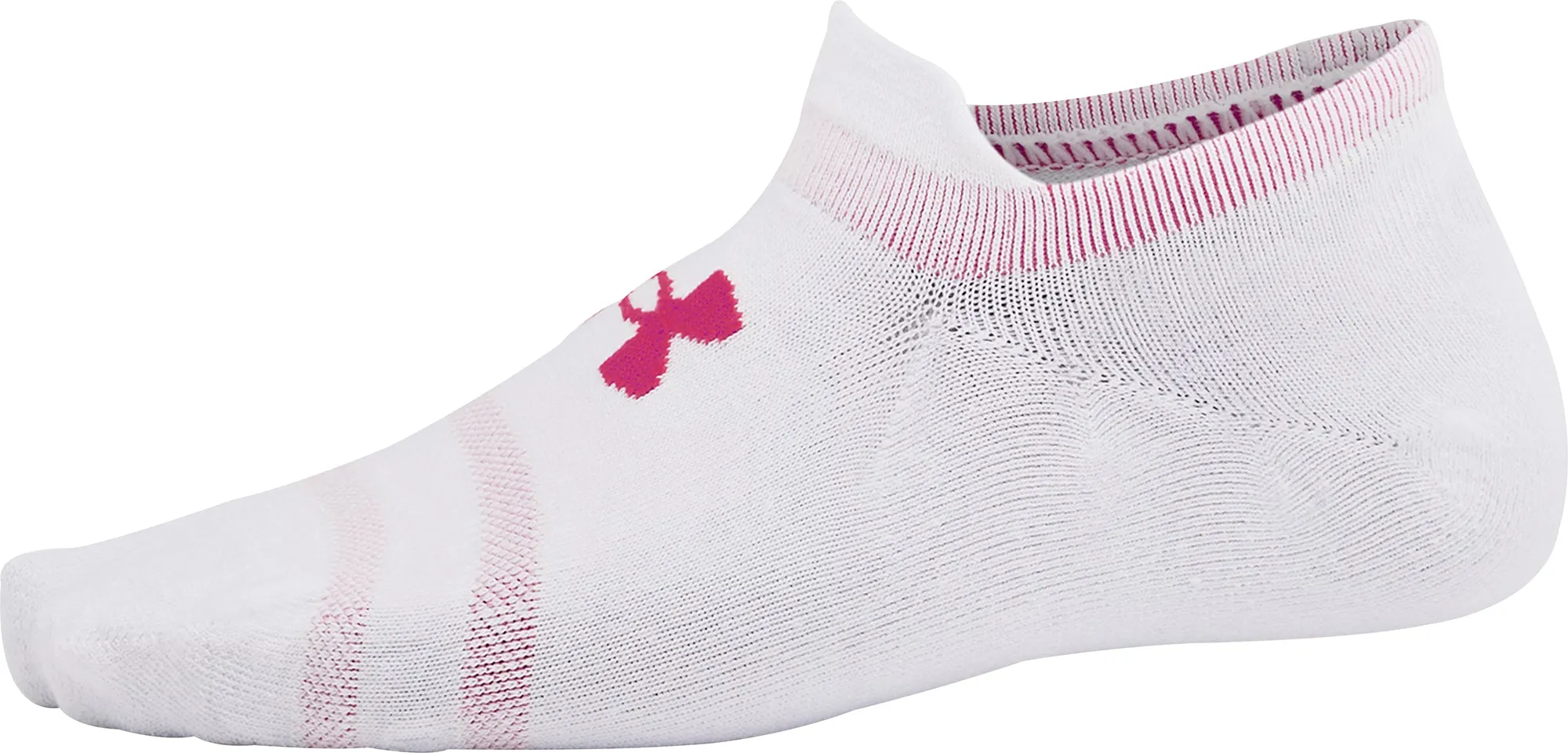 Under Armour Essentials (3 Pack) Ultra Low Tab Socks - White