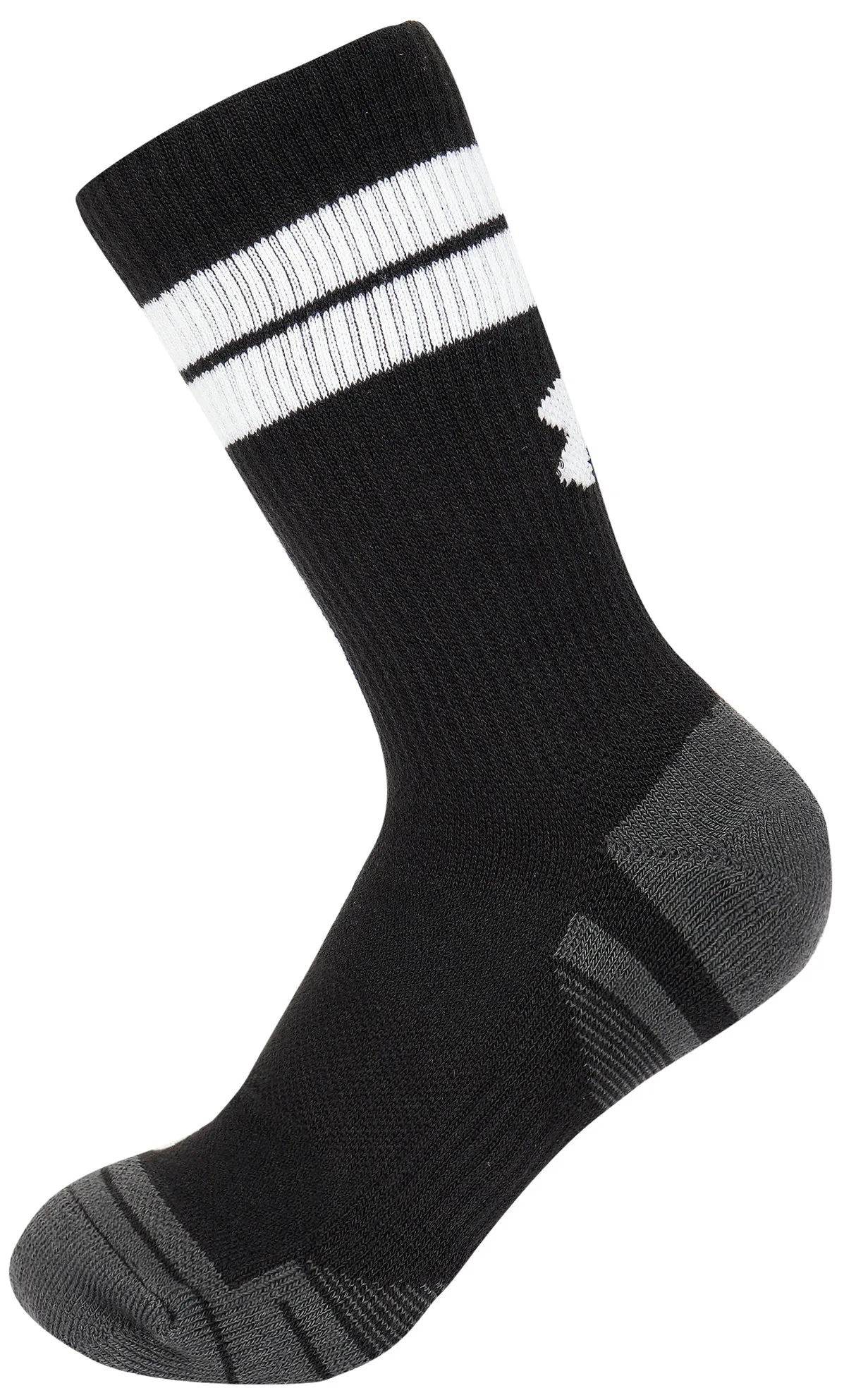 Under Armour Performance Tech (3 Pack) Crew Socks - Black