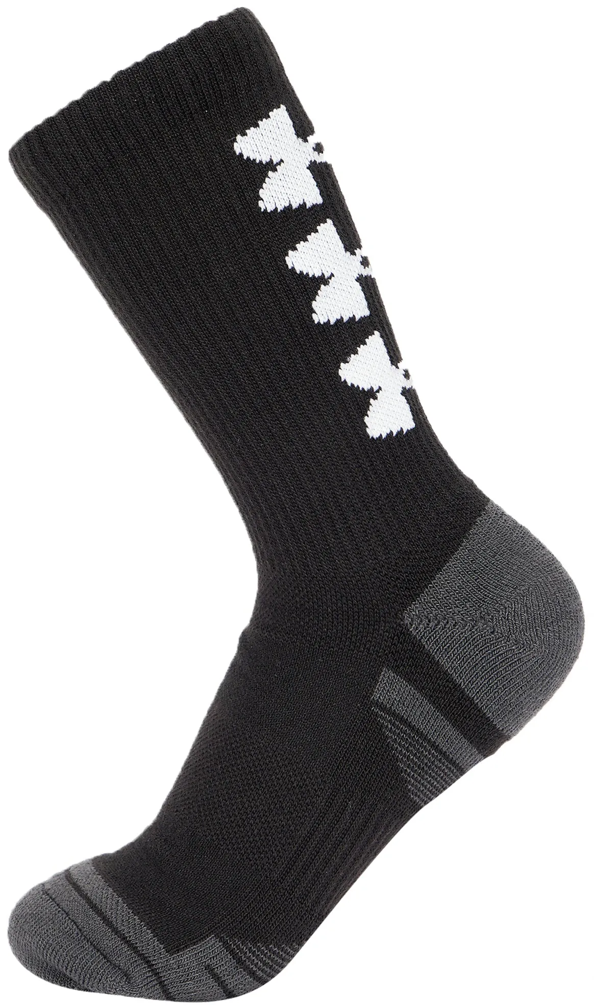Under Armour Performance Tech (3 Pack) Crew Socks - Black