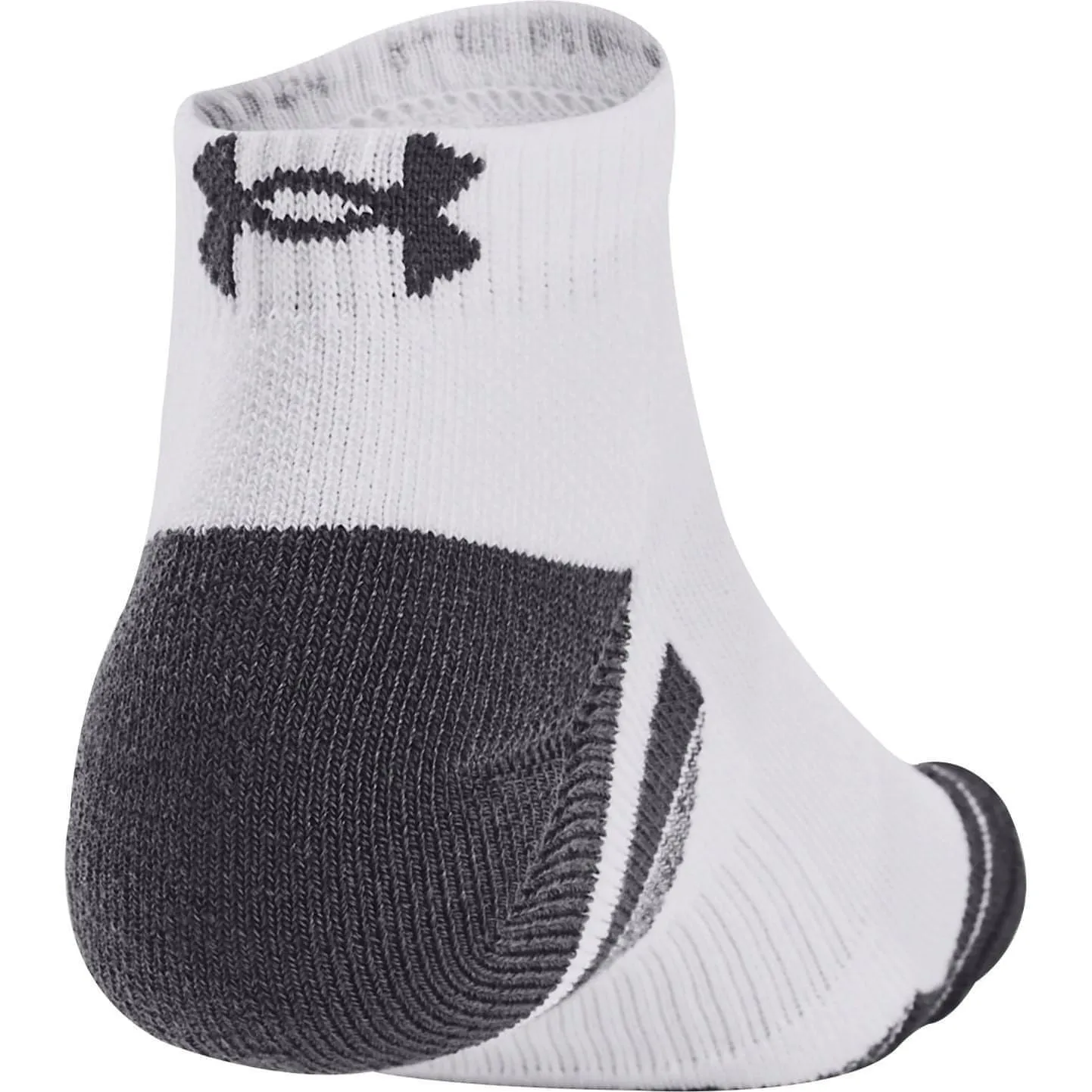 Under Armour Performance Tech (3 Pack) Low Cut Socks - White